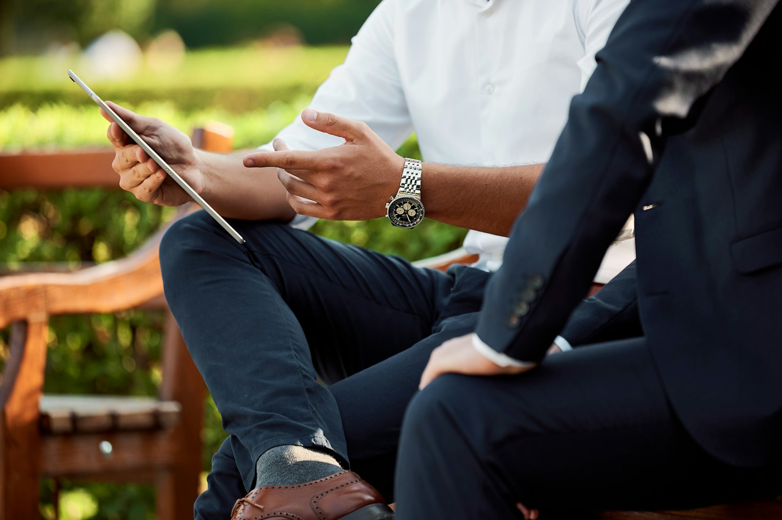 A focused one-to-one coaching conversation